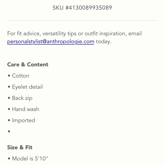 ANTHRO Maeve Lilianne Off Shoulder Dress - Picture 8 of 8